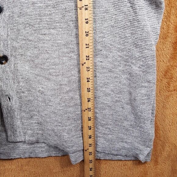 VAYDER Shirt Mens XXL Tan Button Up Short Sleeve Linen Blend Knit GIANNI $425 - Picture 7 of 8